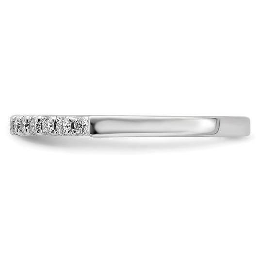 Anillo de Boda Completo en Oro Blanco de 14k con Diamantes Cultivados en Laboratorio de 1/4 Quilate, Claridad VS/SI+ y Color G+
