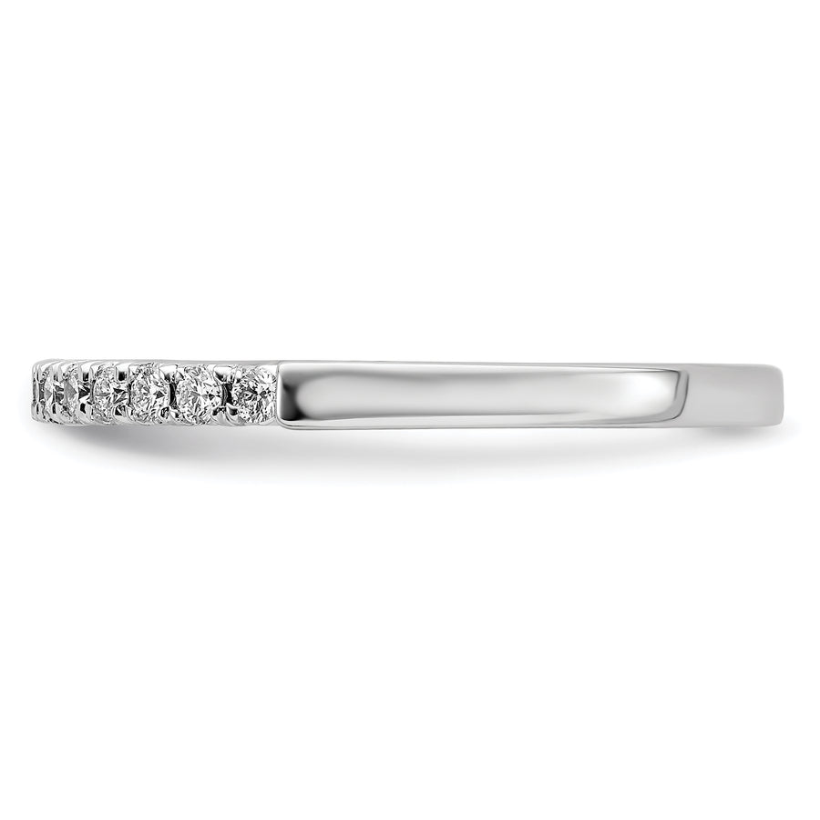 Anillo de Boda Completo en Oro Blanco de 14k con Diamantes Cultivados en Laboratorio de 1/4 Quilate, Claridad VS/SI+ y Color G+