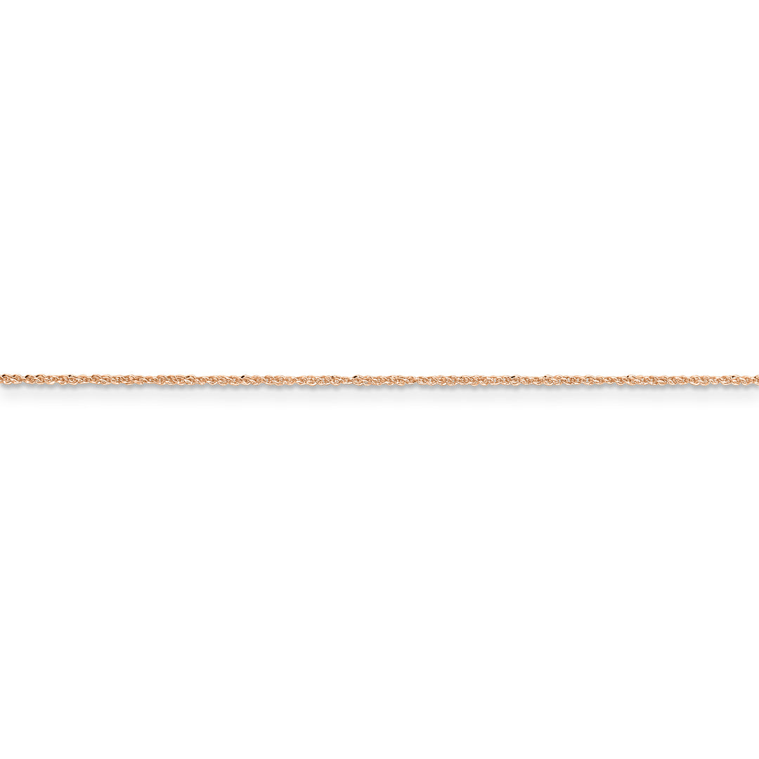 14K Rose Gold 0.7mm Chain
