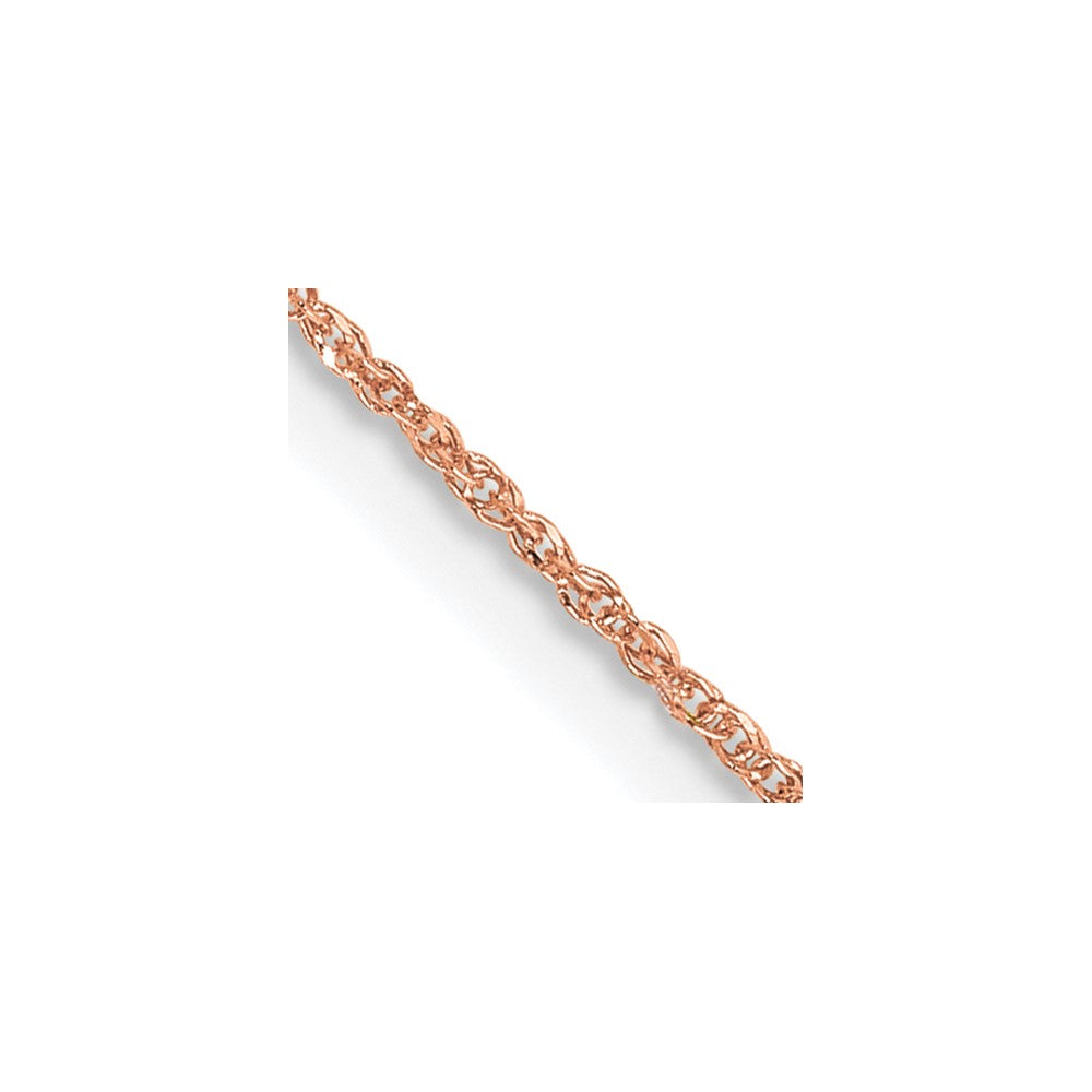 14K Rose Gold 0.7mm Chain