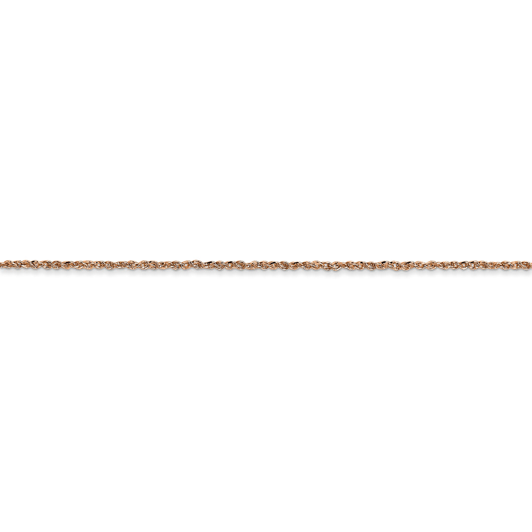 14K Rose Gold 1.1mm Chain