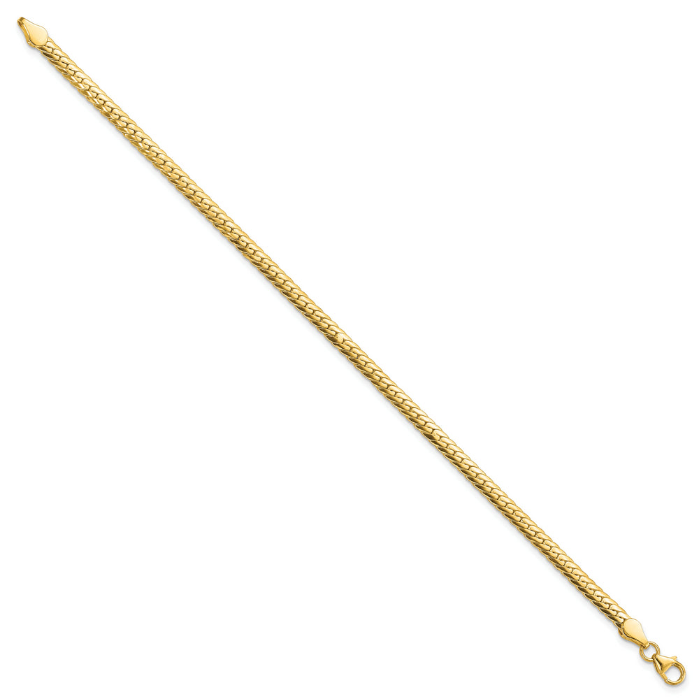 Pulsera 14K de Oro Amarillo con Enlaces