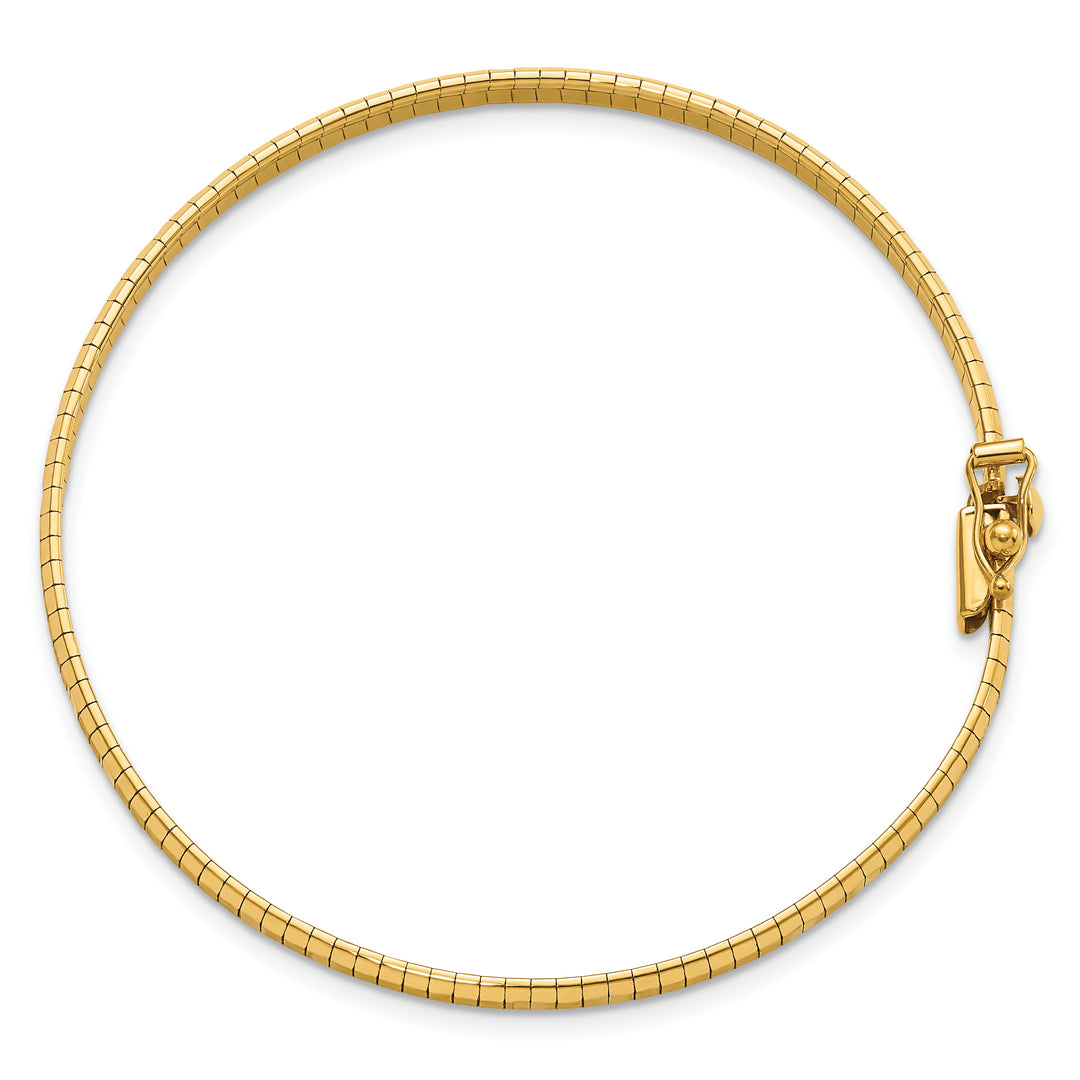 Omega D/C Bracelet Satin and Polished 14k Yellow Gold