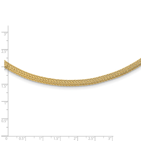 14K Yellow Gold Polished Fancy Necklace - 18 Inches