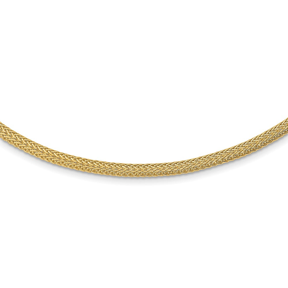 14K Yellow Gold Polished Fancy Necklace - 18 Inches