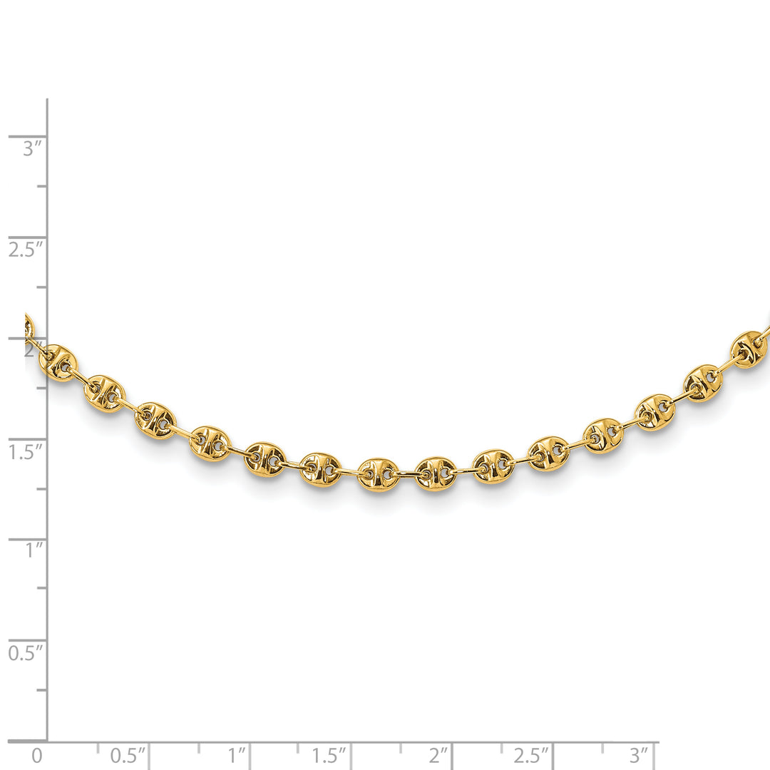 Elegant 14K Yellow Polished Link Necklace