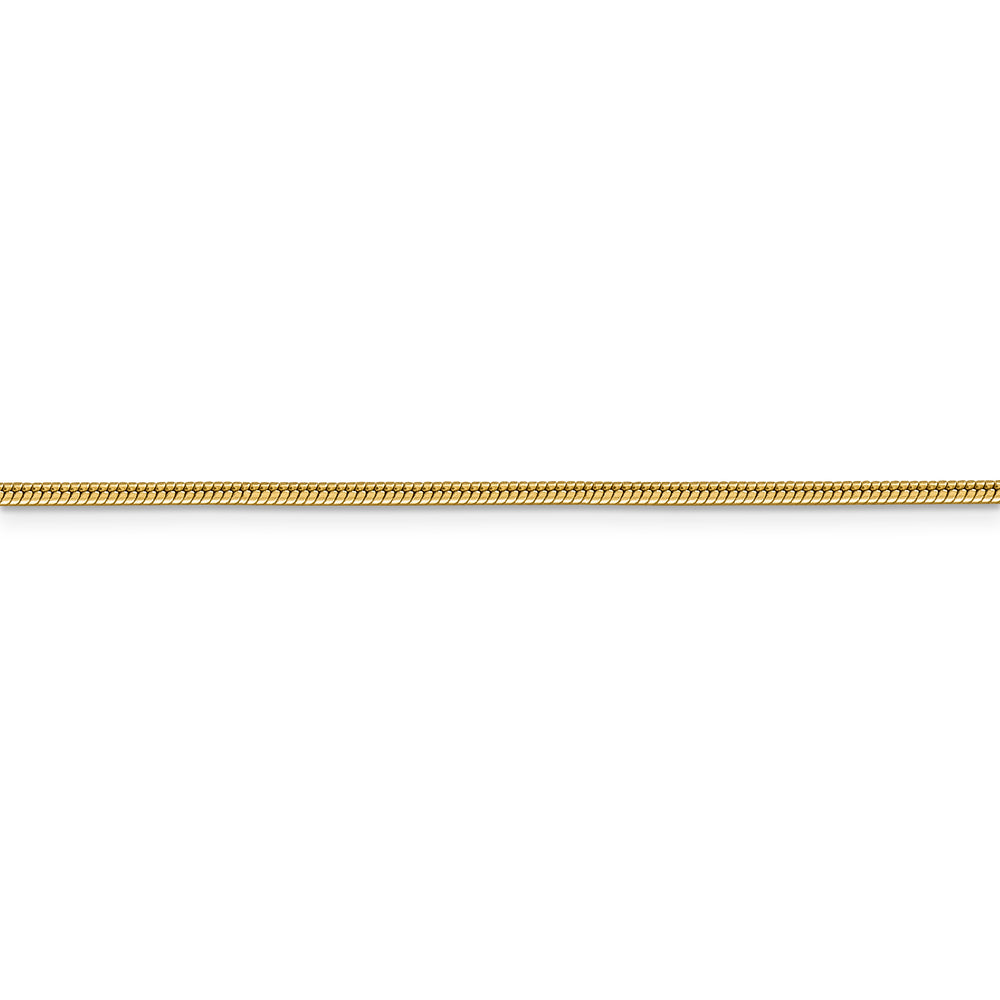 14k 1.85mm round snake chain