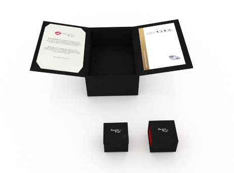 Estuche de Lujo 'Amore Mio' para Anillo de Compromiso: Edición Limitada con Detalles Exclusivos