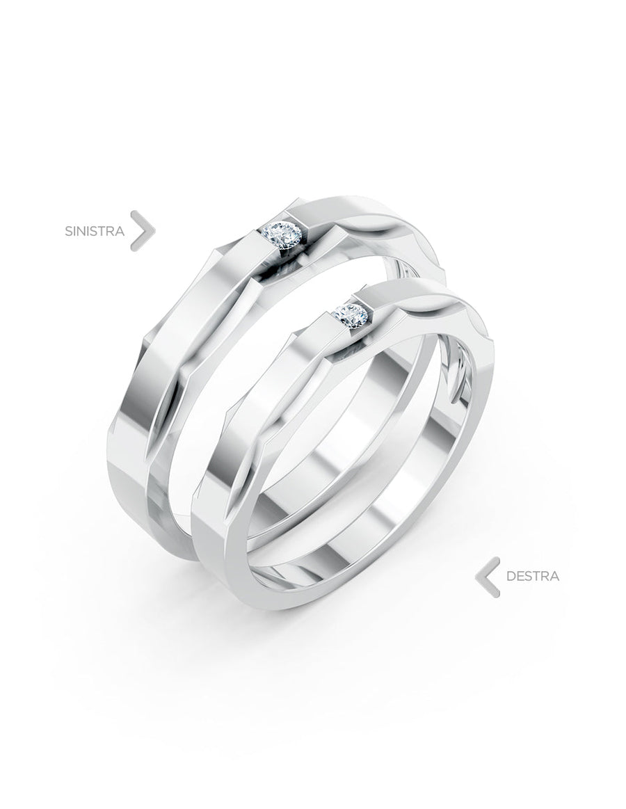 Argolla de matrimonio - unión perfecta - UNITI1