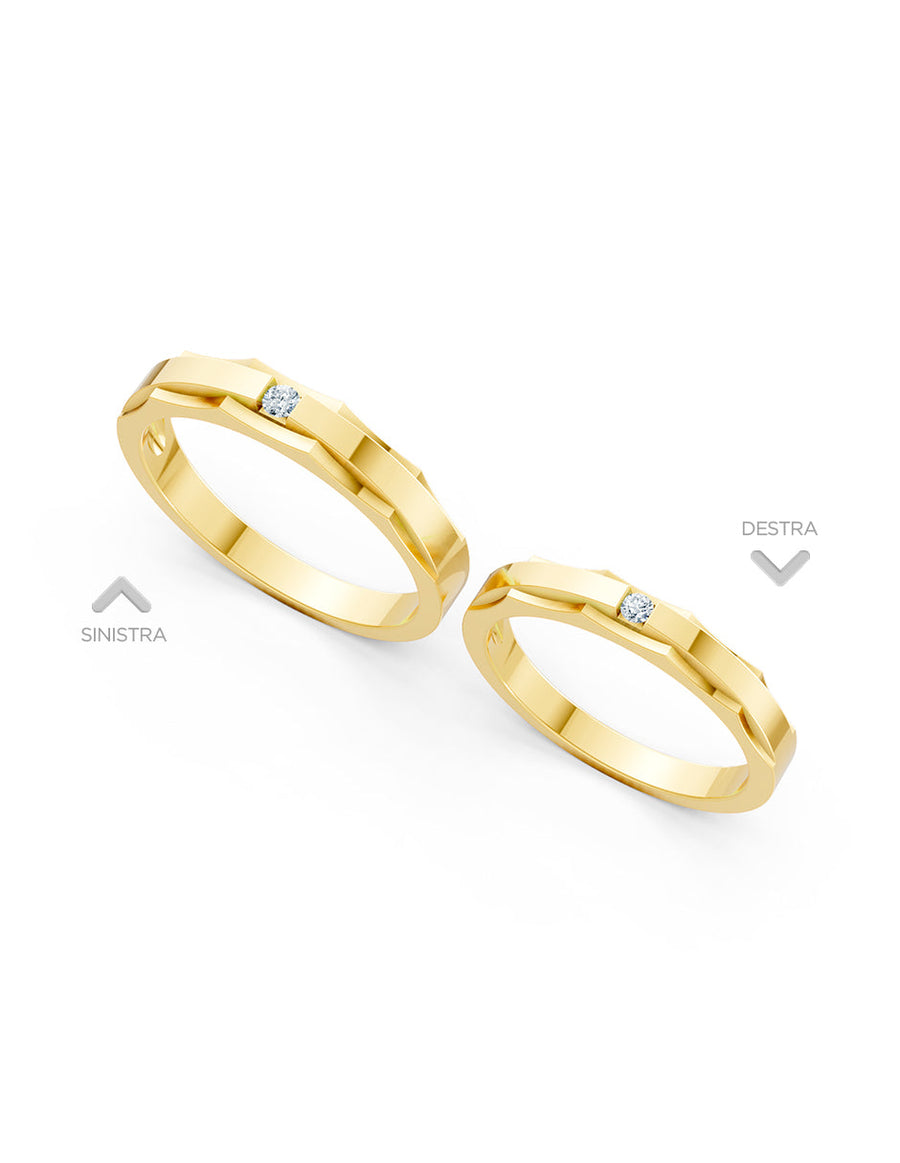 Argolla de matrimonio - unión perfecta - UNITI1