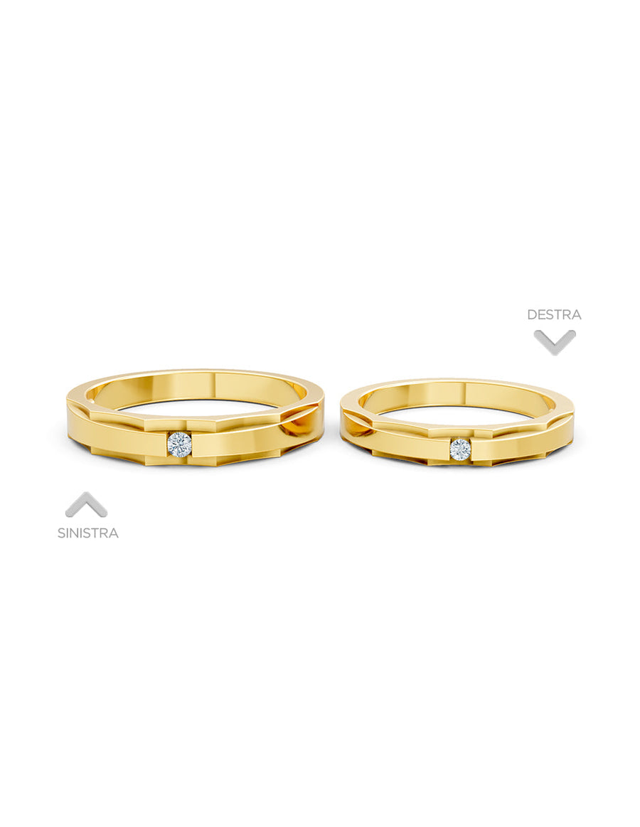 Argolla de matrimonio - unión perfecta - UNITI1