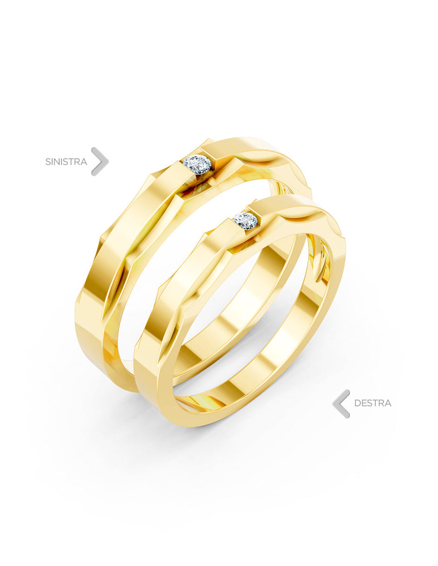 Argolla de matrimonio - unión perfecta - UNITI1