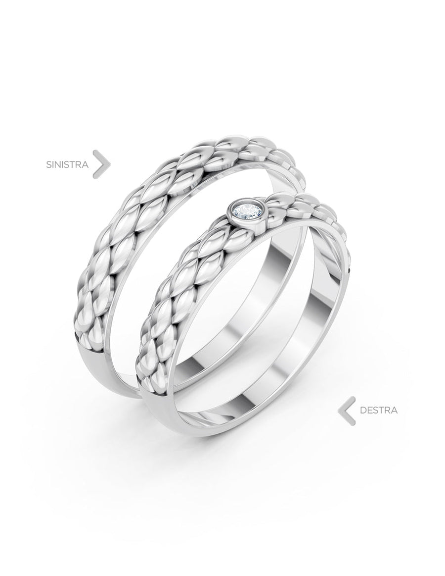 Argolla de matrimonio - unión perfecta - UNITI10