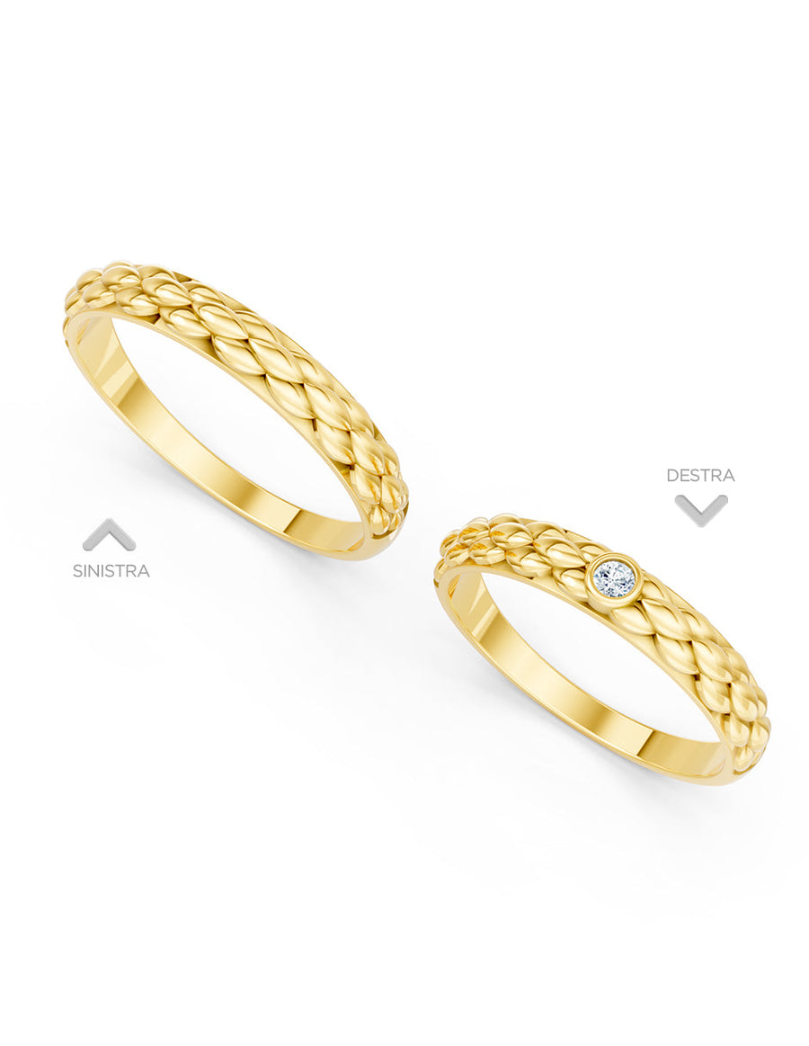 Argolla de matrimonio - unión perfecta - UNITI10