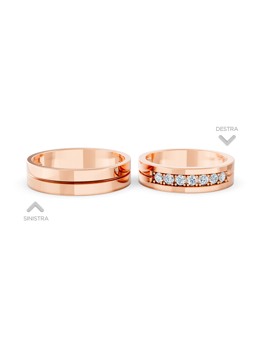 Argolla de matrimonio - unión perfecta - UNITI100