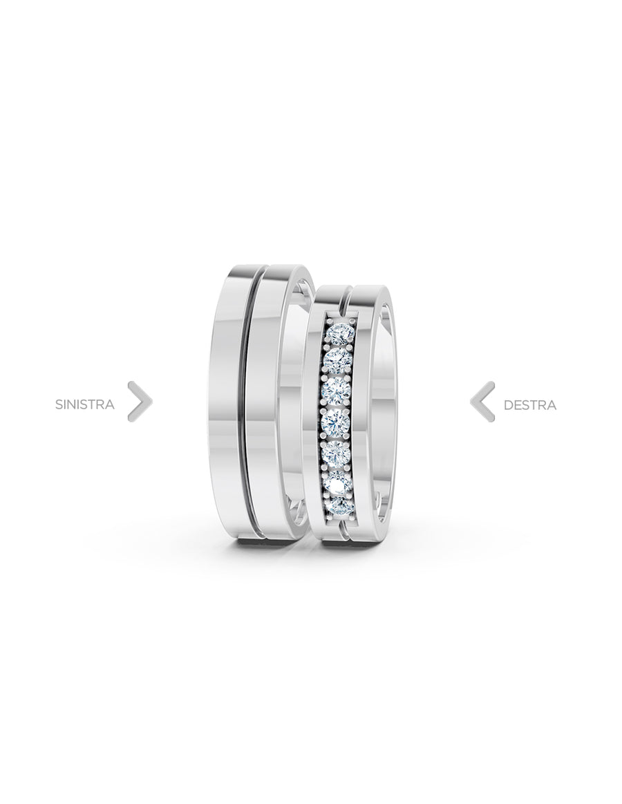 Argolla de matrimonio - unión perfecta - UNITI100