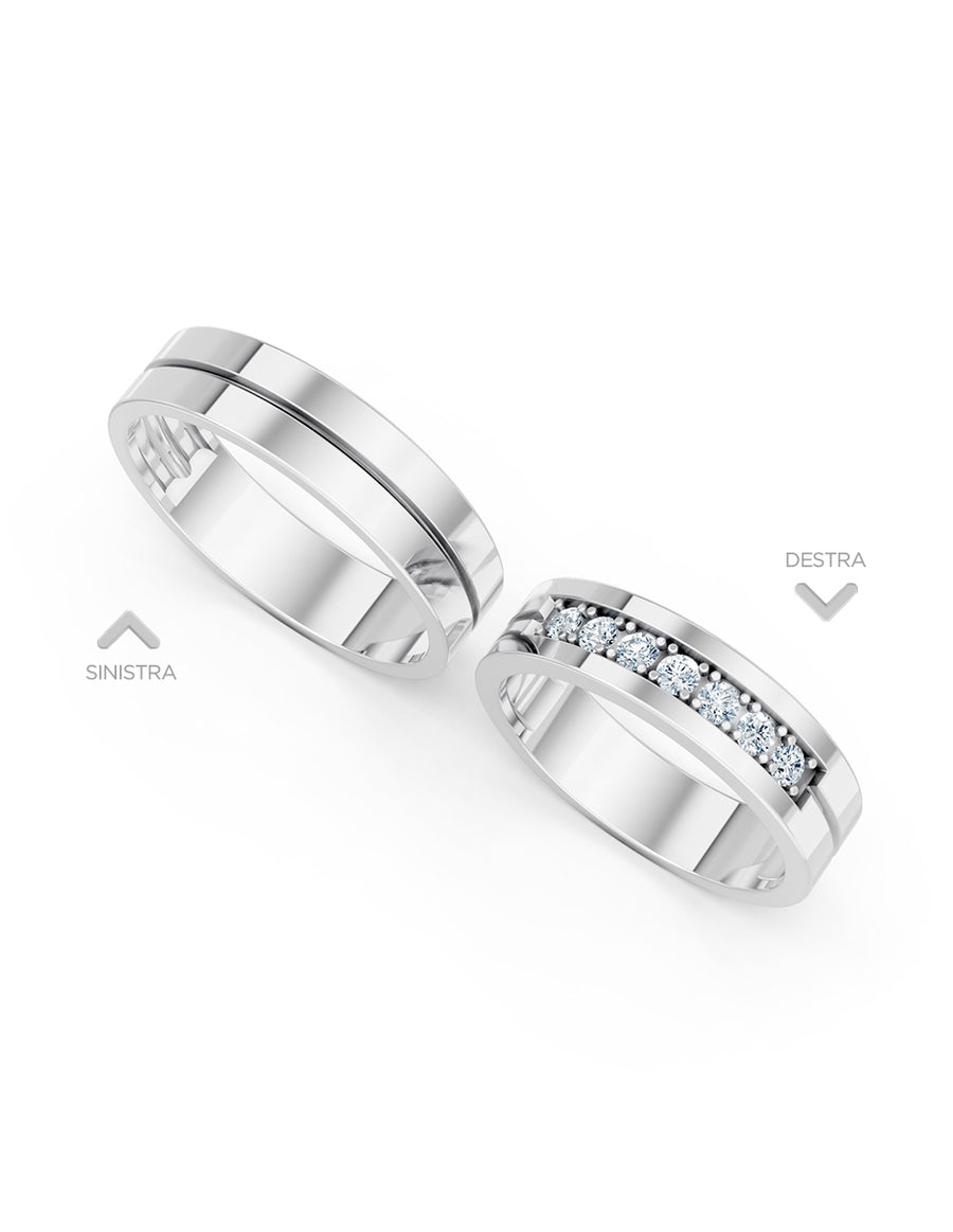 Argolla de matrimonio - unión perfecta - UNITI100