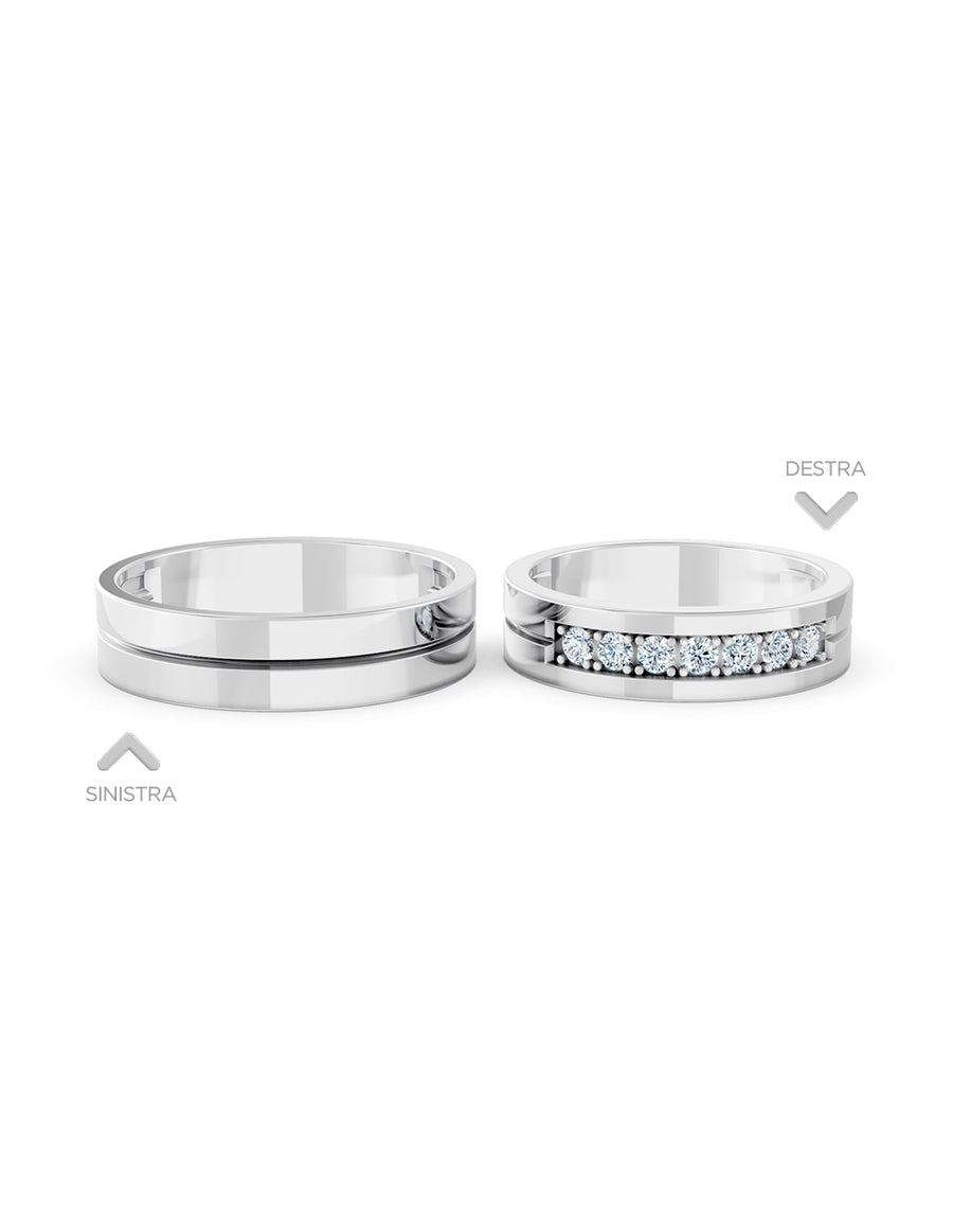 Argolla de matrimonio - unión perfecta - UNITI100
