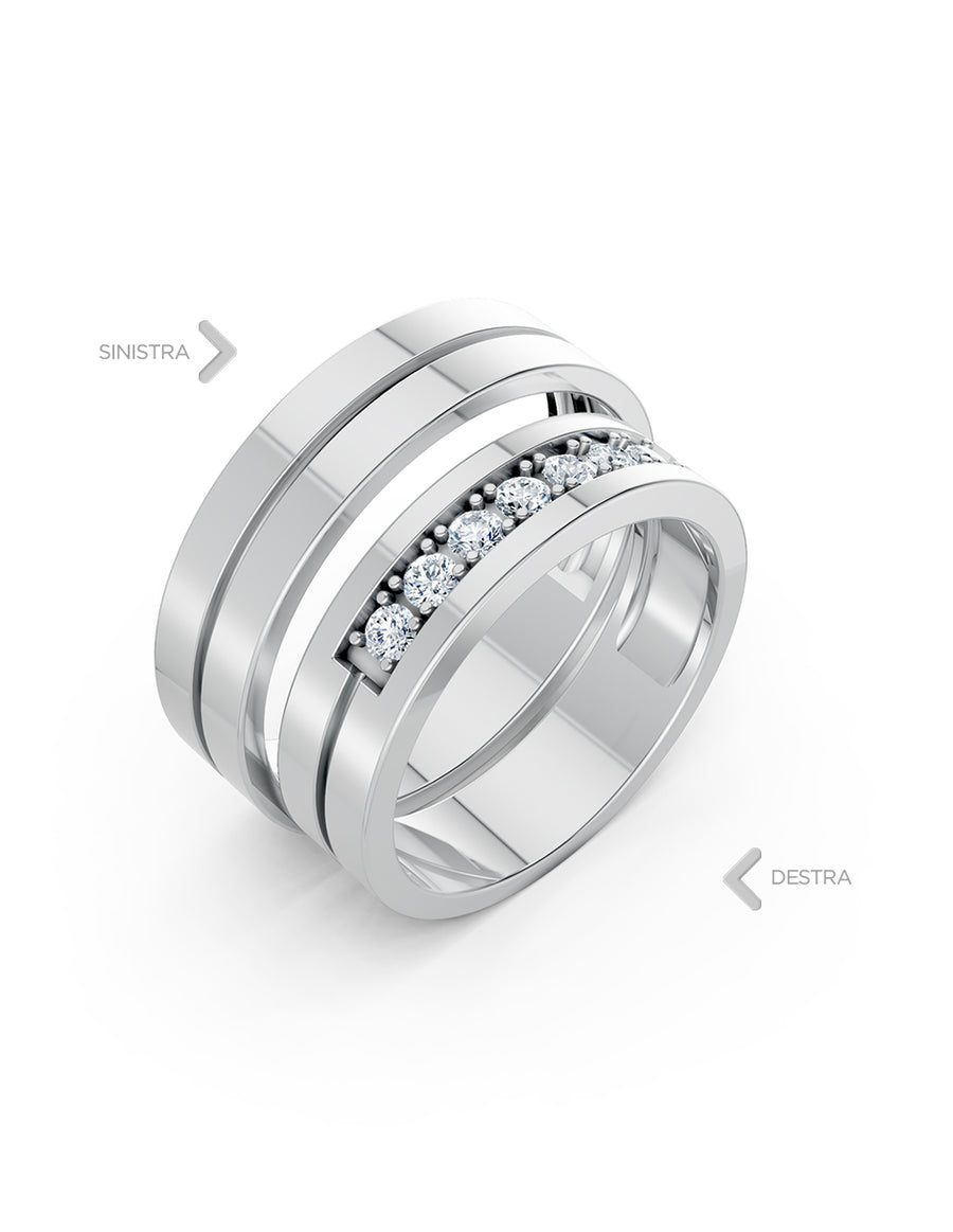 Argolla de matrimonio - unión perfecta - UNITI100