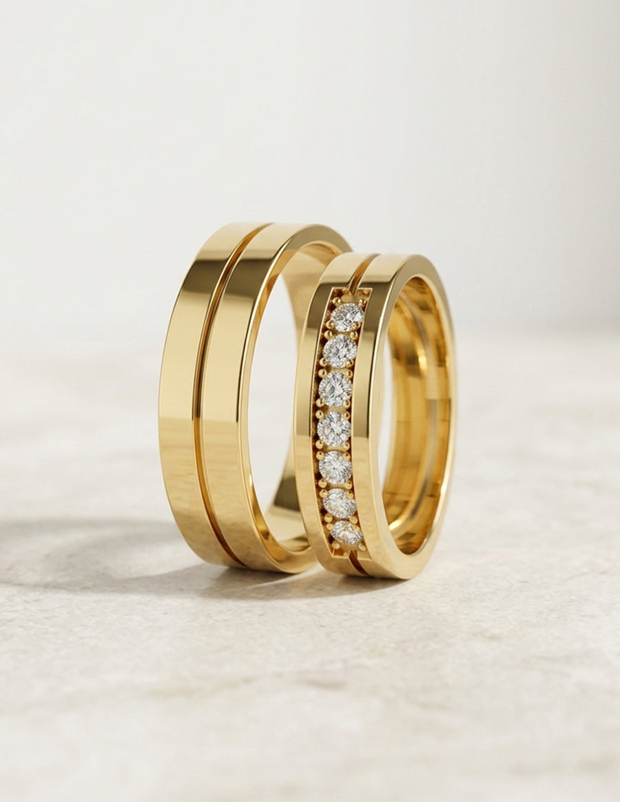 Argolla de matrimonio - unión perfecta - UNITI100