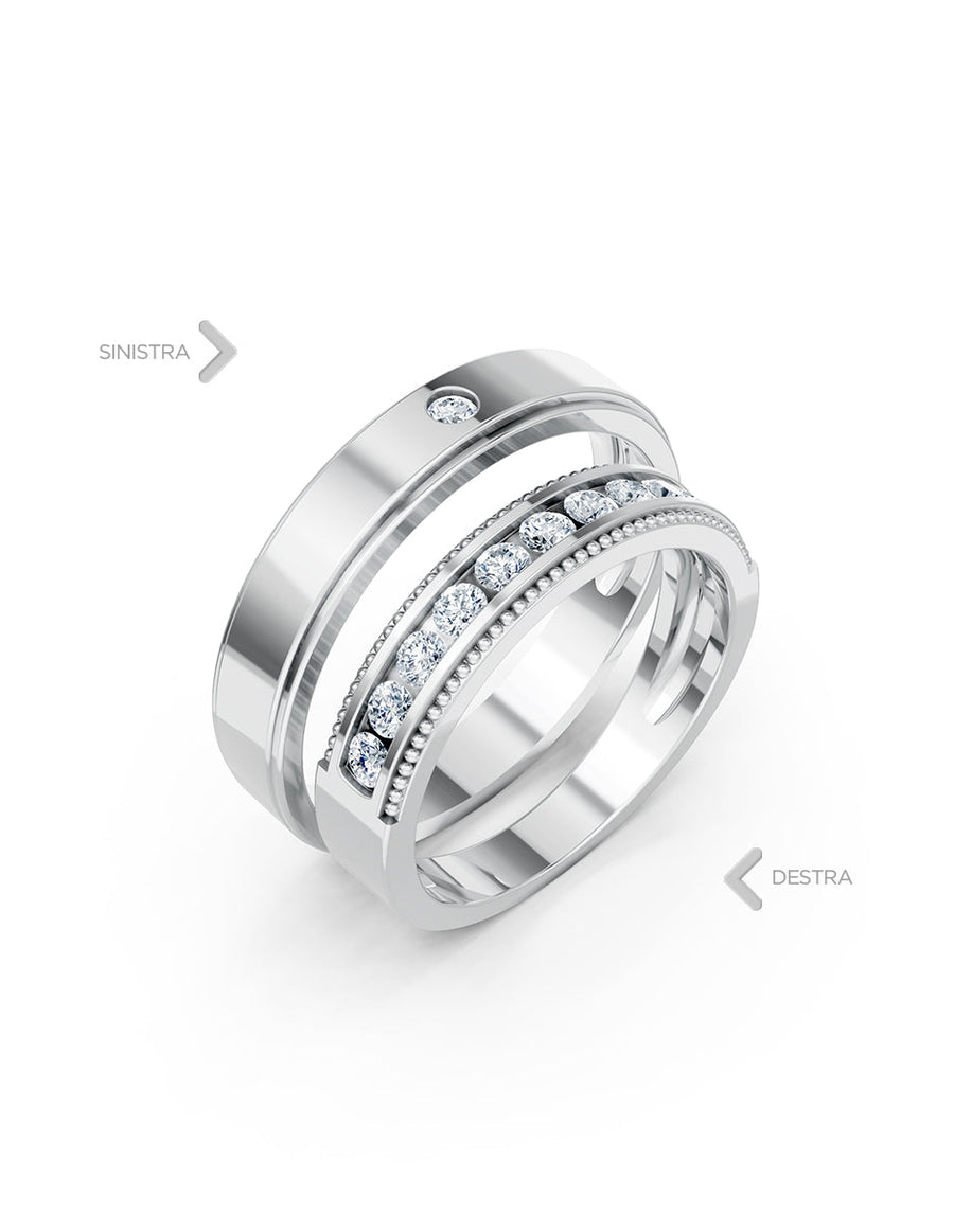 Argolla de matrimonio - unión perfecta - UNITI101