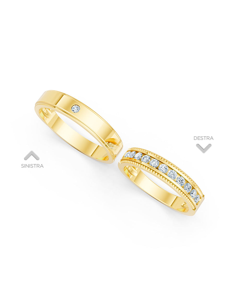 Argolla de matrimonio - unión perfecta - UNITI101