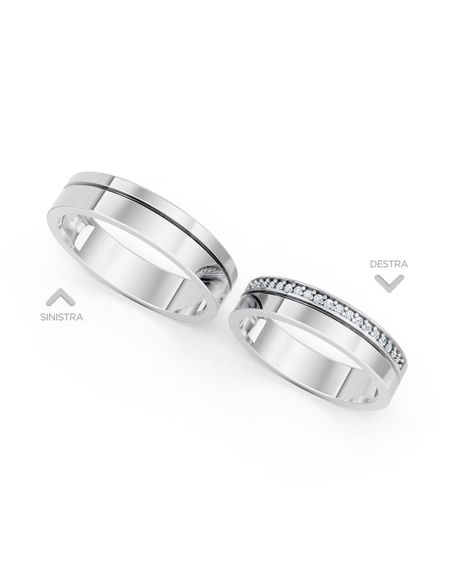 Argolla de matrimonio - unión perfecta - UNITI102