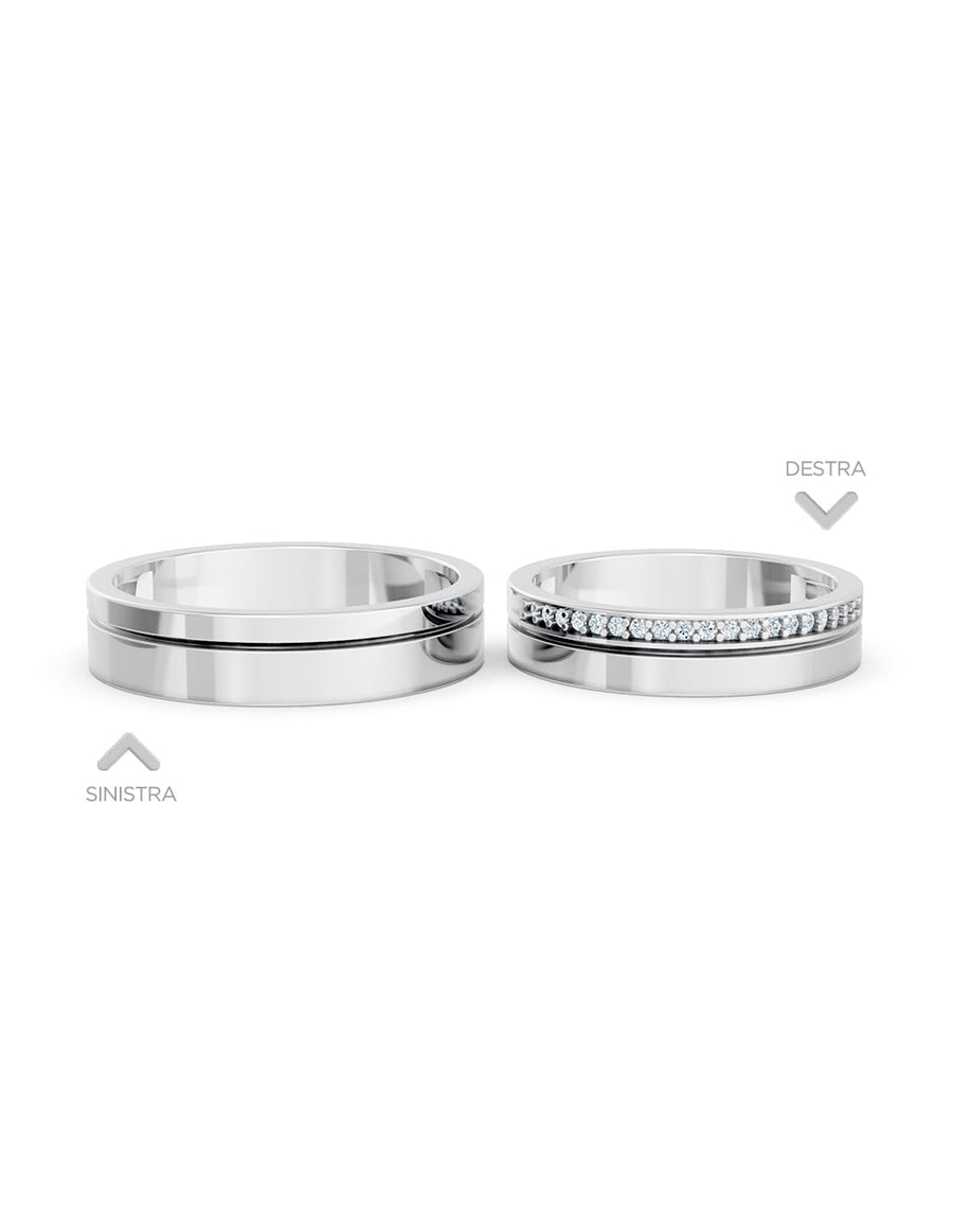 Argolla de matrimonio - unión perfecta - UNITI102