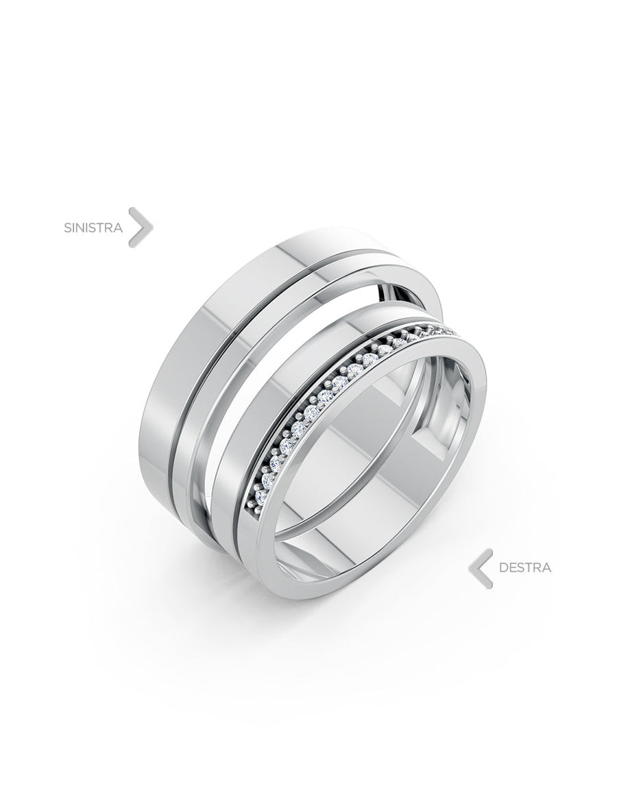 Argolla de matrimonio - unión perfecta - UNITI102