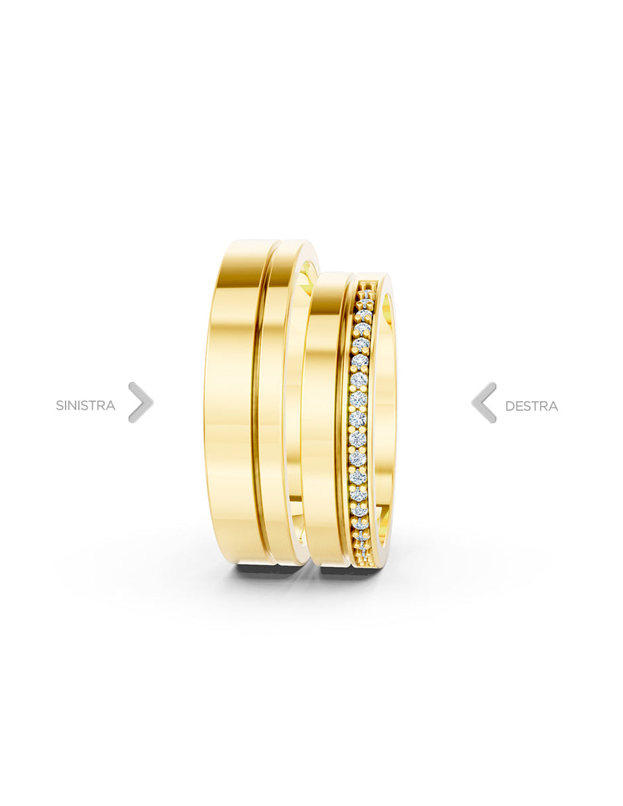 Argolla de matrimonio - unión perfecta - UNITI102