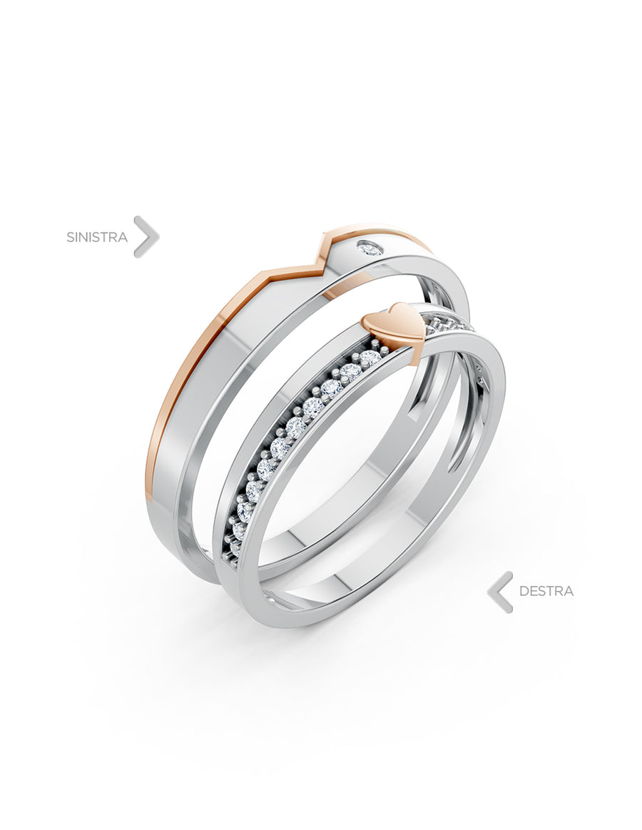 Argolla de matrimonio - unión perfecta - UNITI103