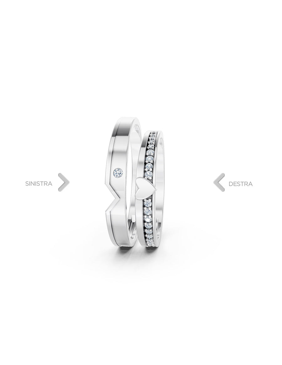 Argolla de matrimonio - unión perfecta - UNITI103