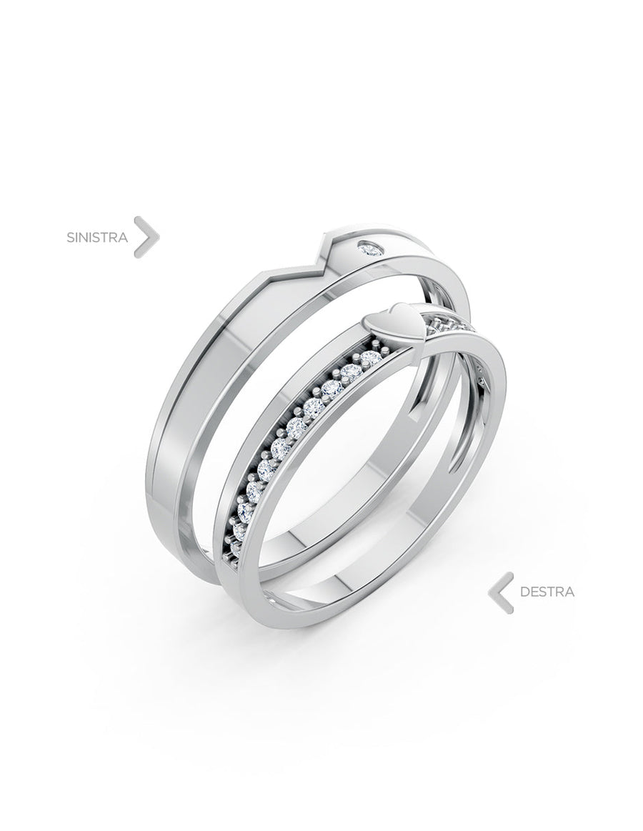 Argolla de matrimonio - unión perfecta - UNITI103