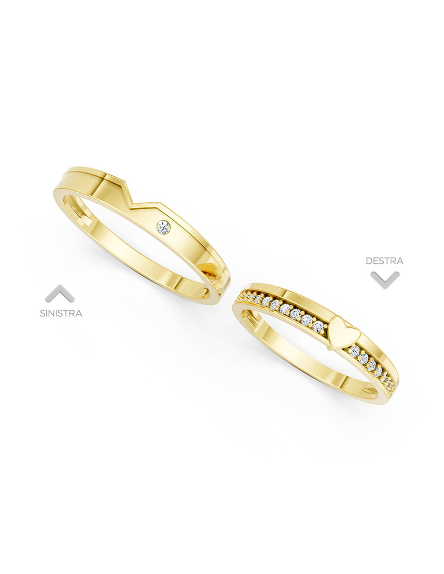 Argolla de matrimonio - unión perfecta - UNITI103