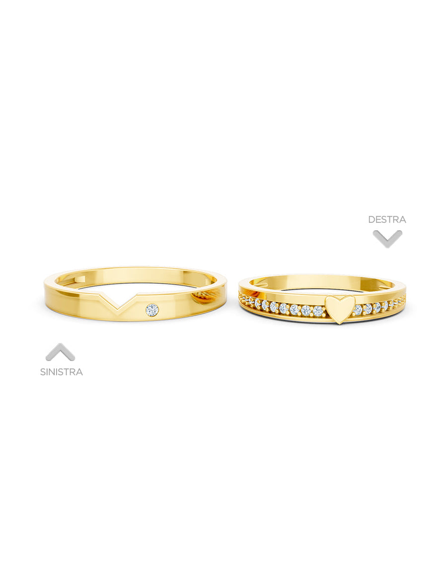 Argolla de matrimonio - unión perfecta - UNITI103