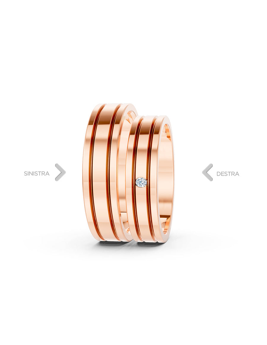 Argolla de matrimonio - unión perfecta - UNITI104