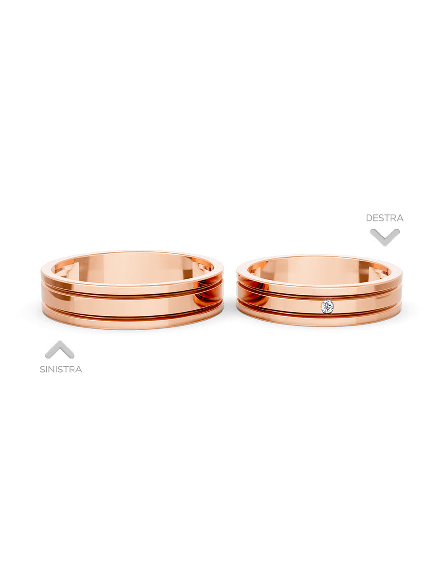 Argolla de matrimonio - unión perfecta - UNITI104
