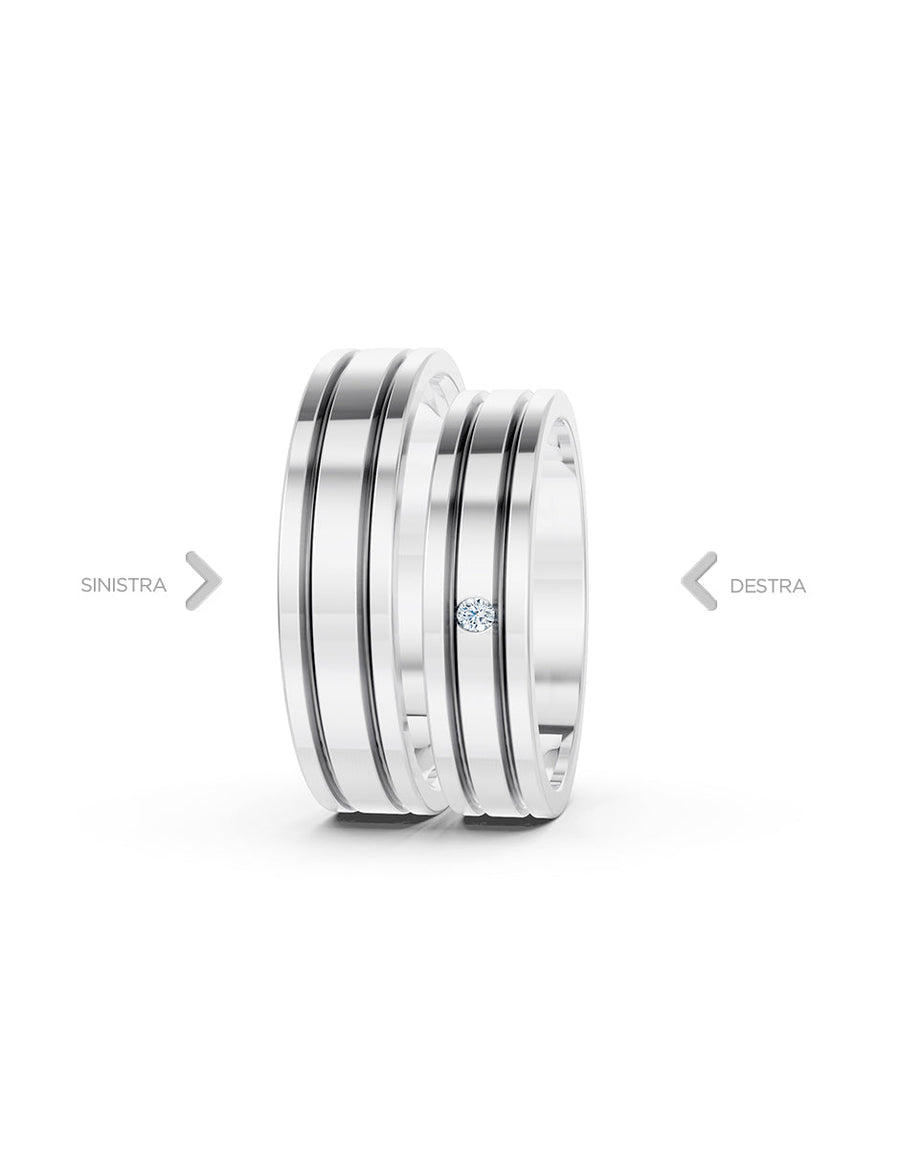 Argolla de matrimonio - unión perfecta - UNITI104