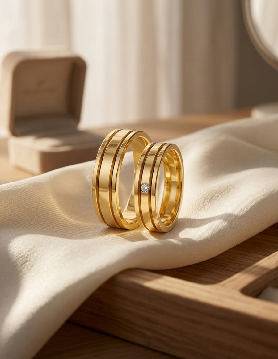 Argolla de matrimonio - unión perfecta - UNITI104