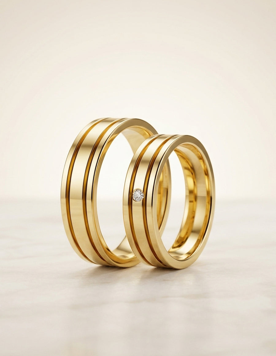Argolla de matrimonio - unión perfecta - UNITI104