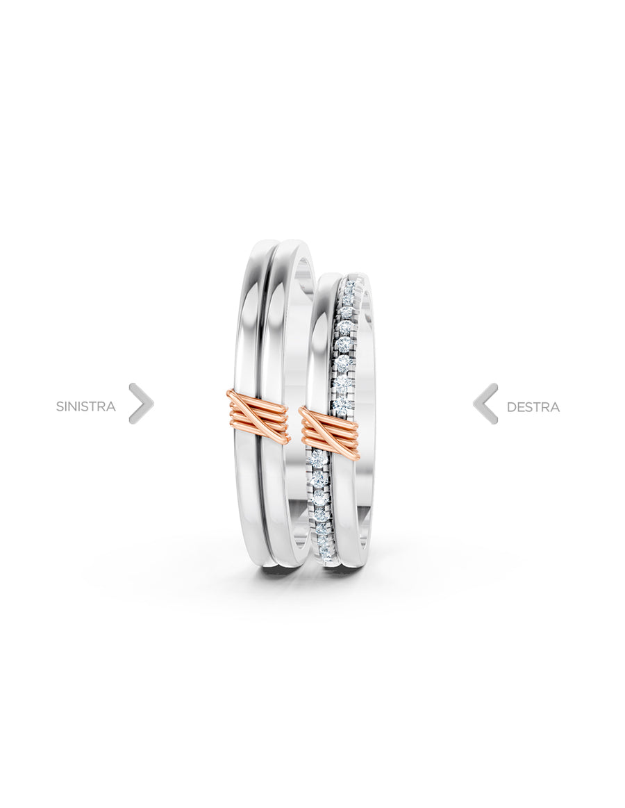 Argolla de matrimonio - unión perfecta - UNITI105