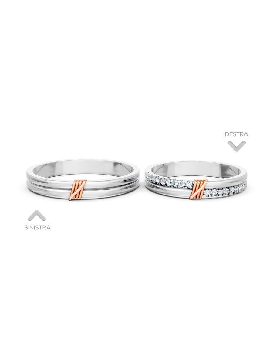 Argolla de matrimonio - unión perfecta - UNITI105