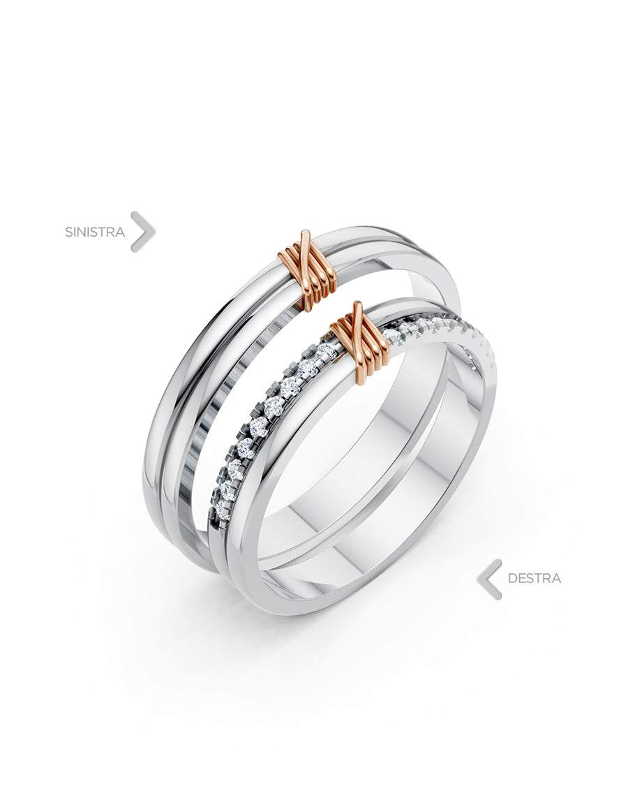 Argolla de matrimonio - unión perfecta - UNITI105
