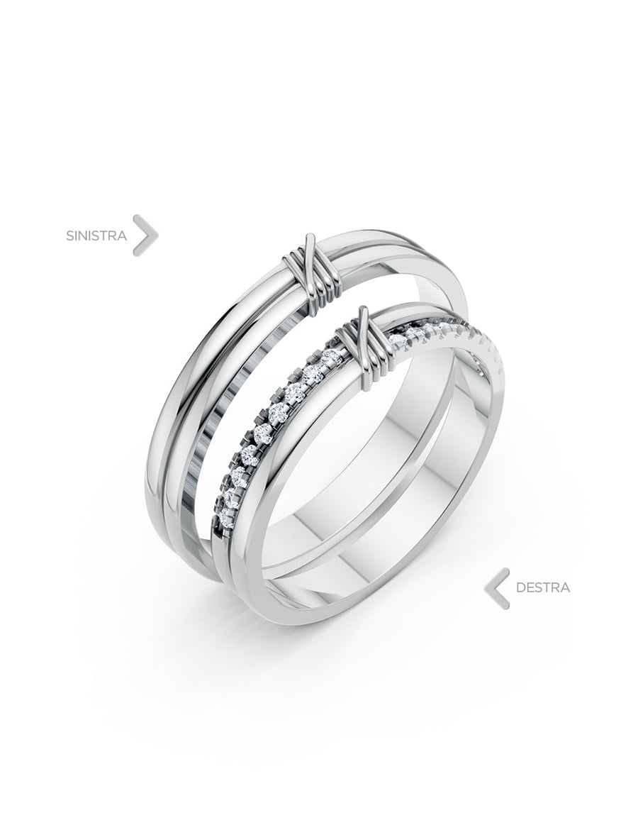Argolla de matrimonio - unión perfecta - UNITI105
