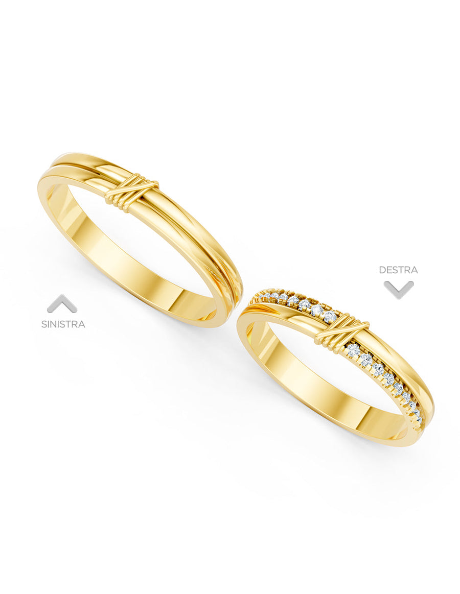 Argolla de matrimonio - unión perfecta - UNITI105