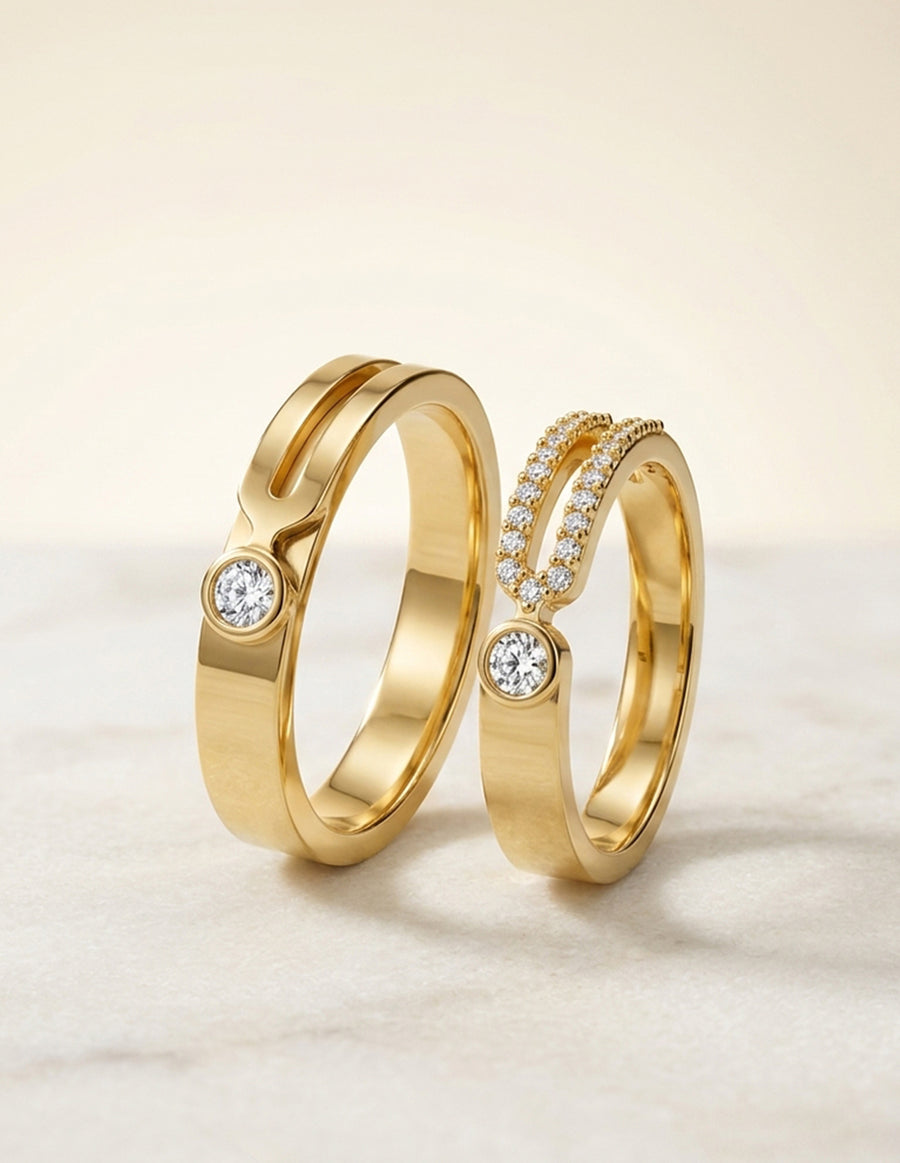 Argolla de matrimonio - unión perfecta - UNITI107
