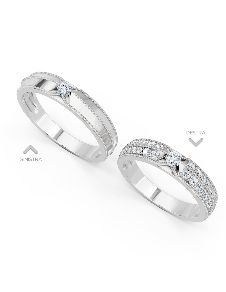 Argolla de matrimonio - unión perfecta - UNITI109