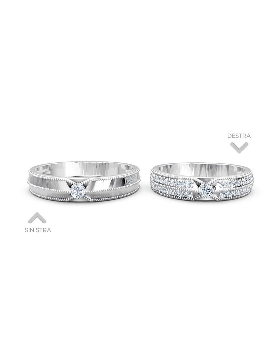 Argolla de matrimonio - unión perfecta - UNITI109