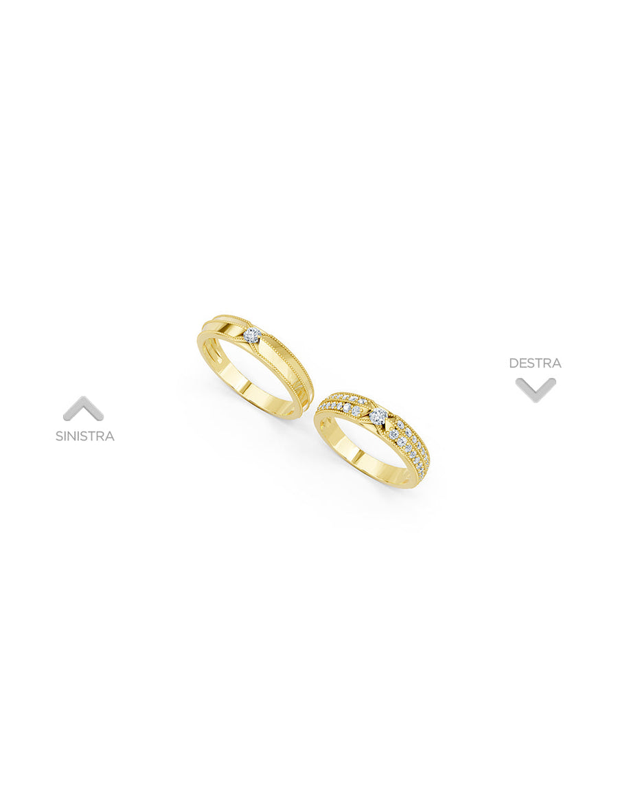 Argolla de matrimonio - unión perfecta - UNITI109