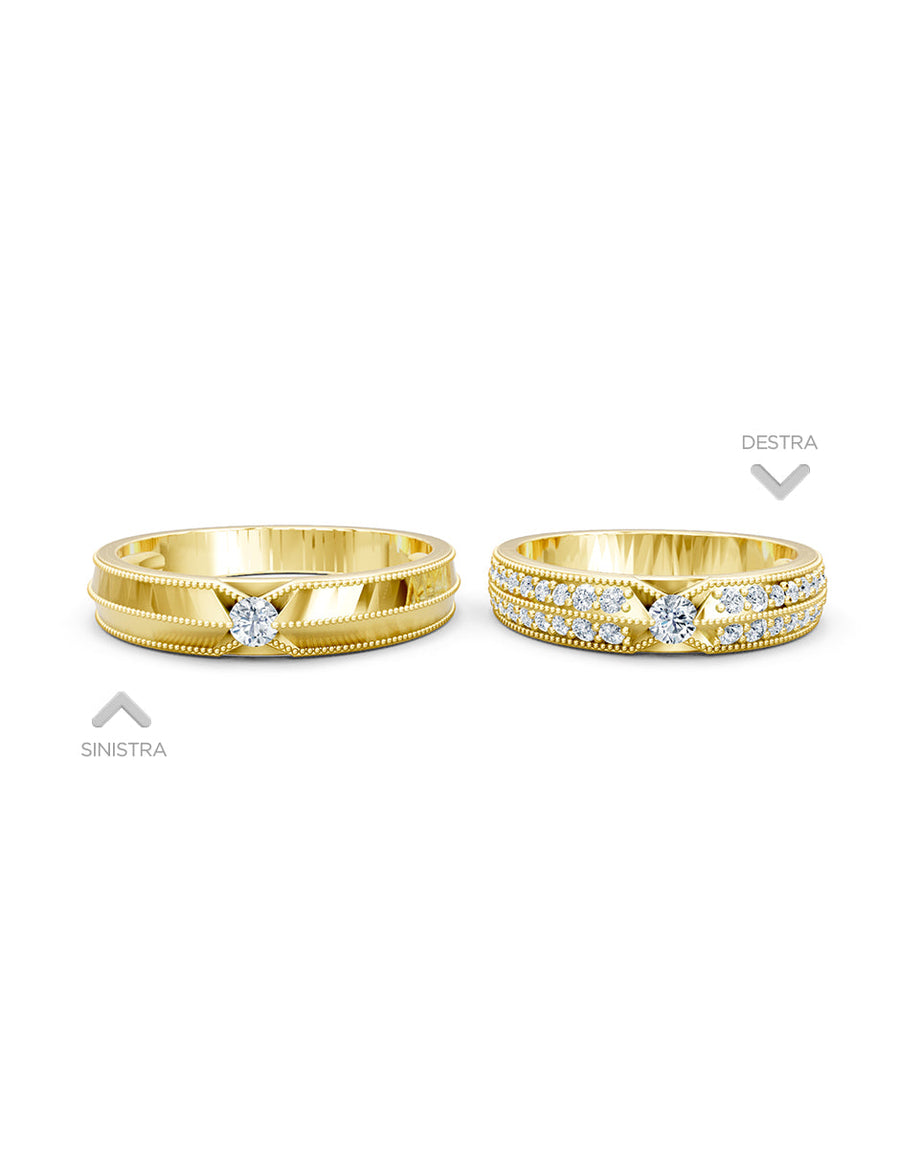 Argolla de matrimonio - unión perfecta - UNITI109